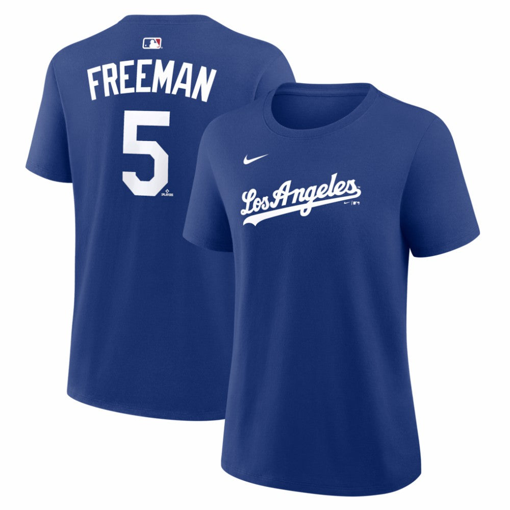 Freddie Freeman Los Angeles Dodgers Women's Alternate Name & Number T-Shirt Royal