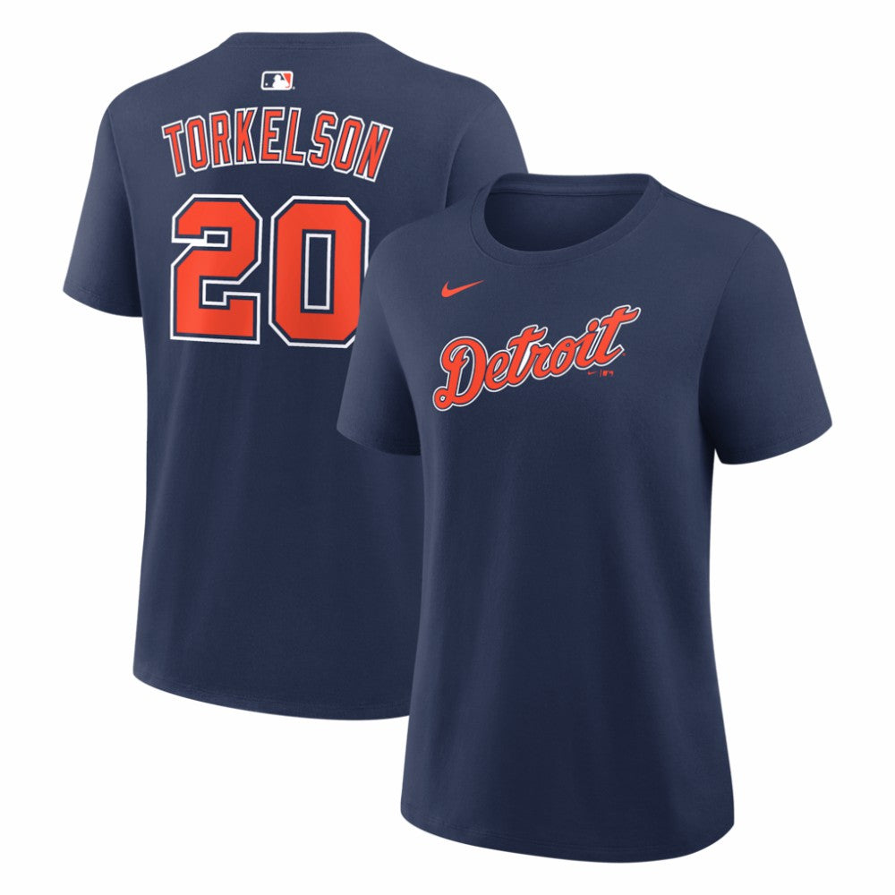 Spencer Torkelson Detroit Tigers Women's Alternate Name & Number T-Shirt Navy