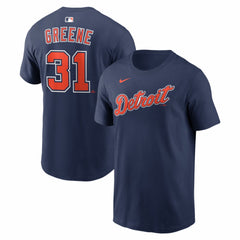 Riley Greene Detroit Tigers Name & Number T-Shirt Navy