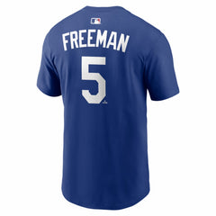 Freddie Freeman Los Angeles Dodgers Alternate Name & Number T-Shirt Royal