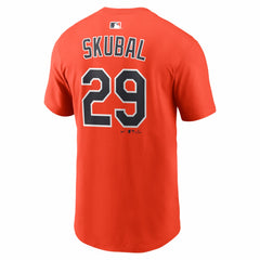 Tarik Skubal Detroit Tigers Name & Number T-Shirt Orange