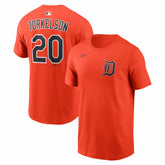 Spencer Torkelson Detroit Tigers Name & Number T-Shirt Orange