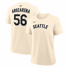 Randy Arozarena Seattle Mariners Women's Name & Number T-Shirt Natural