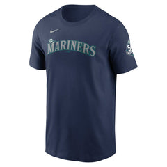 Julio Rodríguez Seattle Mariners 50th Season Name & Number T-Shirt Navy