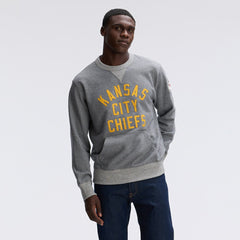 Kansas City Chiefs IconicFleece Pocket Sweatshirt - Athletic Heather Gray for sale