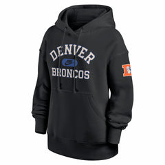 Denver Broncos Women's Oversized Legacy Phoenix Hoodie - Black discount