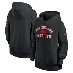 New England Patriots Women's Oversized Legacy Phoenix Hoodie - Black sale