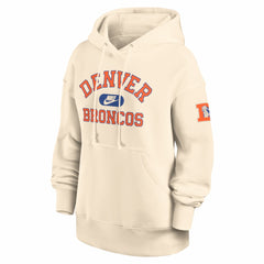 Denver Broncos Women's Oversized Legacy Phoenix Hoodie - Natural sale