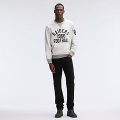 Las Vegas Raiders IconicFleece Pocket Sweatshirt - Heather Gray on sale