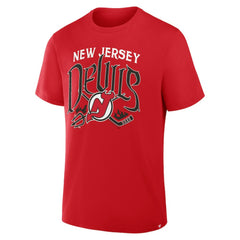 New Jersey Devils Fanatics Hometown Local T-Shirt - Red T-shirts