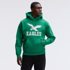 Philadelphia Eagles IconicFleece Flocked Hoodie - Kelly Green cheap