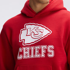 Kansas City Chiefs IconicFleece Flocked Hoodie - Red cheap