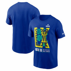 Super Bowl LX Essential T-Shirt - Royal on sale