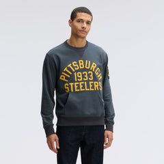 Pittsburgh Steelers IconicFleece Pocket Sweatshirt - Charcoal outlet