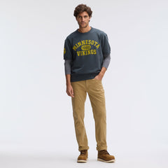Minnesota Vikings IconicFleece Short Sleeve Sweatshirt - Charcoal online