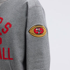 San Francisco 49ers IconicFleece Pocket Sweatshirt - Athletic Heather Gray outlet