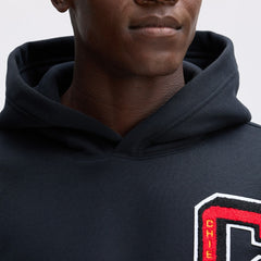 Kansas City Chiefs IconicFleece Letterman Hoodie - Black outlet
