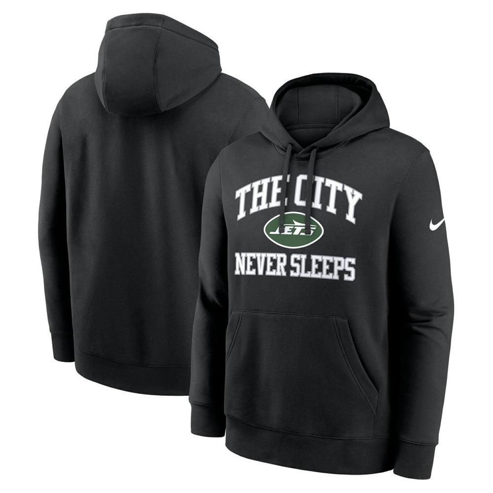 New York Jets The City Never Sleeps Club Fleece Hoodie - Black on sale