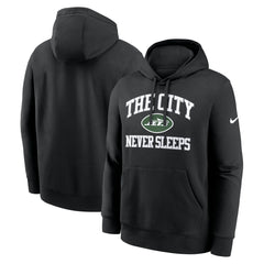 New York Jets The City Never Sleeps Club Fleece Hoodie - Black on sale