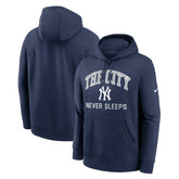 New York Yankees The City Never Sleeps Club Hoodie Navy