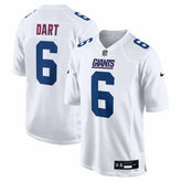 Jaxson Dart New York Giants Fashion Game Jersey - Tundra White for sale
