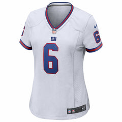 Jaxson Dart New York Giants Women's Alternate Vintage White Game Jersey - White on sale