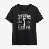 Seattle Seahawks Women's Super Bowl LX Champions Locker Room Trophy Collection T-Shirt - Black discount