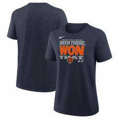 Chicago Bears Women's 2025 NFC North Division Champions Locker Room Trophy Collection T-Shirt - Navy sale