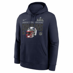 New England Patriots 2025 AFC Champions Glory Shield Hoodie - Navy online