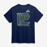 Seattle Seahawks Super Bowl LX Champions Hometown On Top T-Shirt - College Navy discount