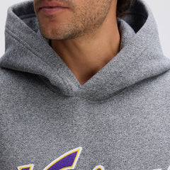 Minnesota Vikings IconicFleece Tipped Hoodie - Athletic Heather Gray on sale