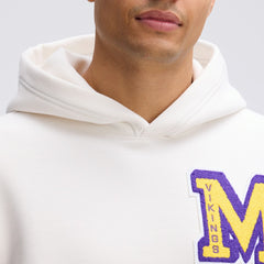 Minnesota Vikings IconicFleece Letterman Hoodie - Oatmeal sale