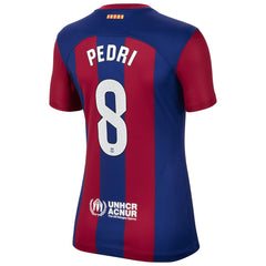 Pedri Barcelona Women's 2023/24 Home Replica Jersey - Royal for sale