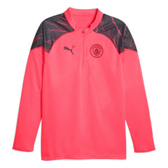 Manchester City 2023/24 Quarter-Zip Training Top - Red for sale