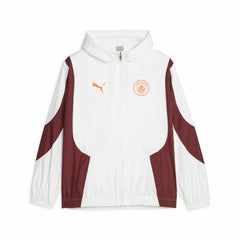 Manchester City 2023/24 Pre-Match Anthem Full-Zip Hoodie Jacket - White discount
