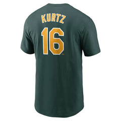Nick Kurtz Athletics Fuse Name & Number T-Shirt Green