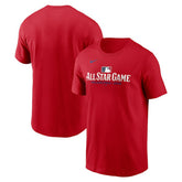 2026 MLB All-Star Game Wordmark T-Shirt Red
