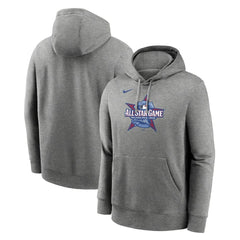 2026 MLB All-Star Game Logo Club Pullover Hoodie Heather Charcoal
