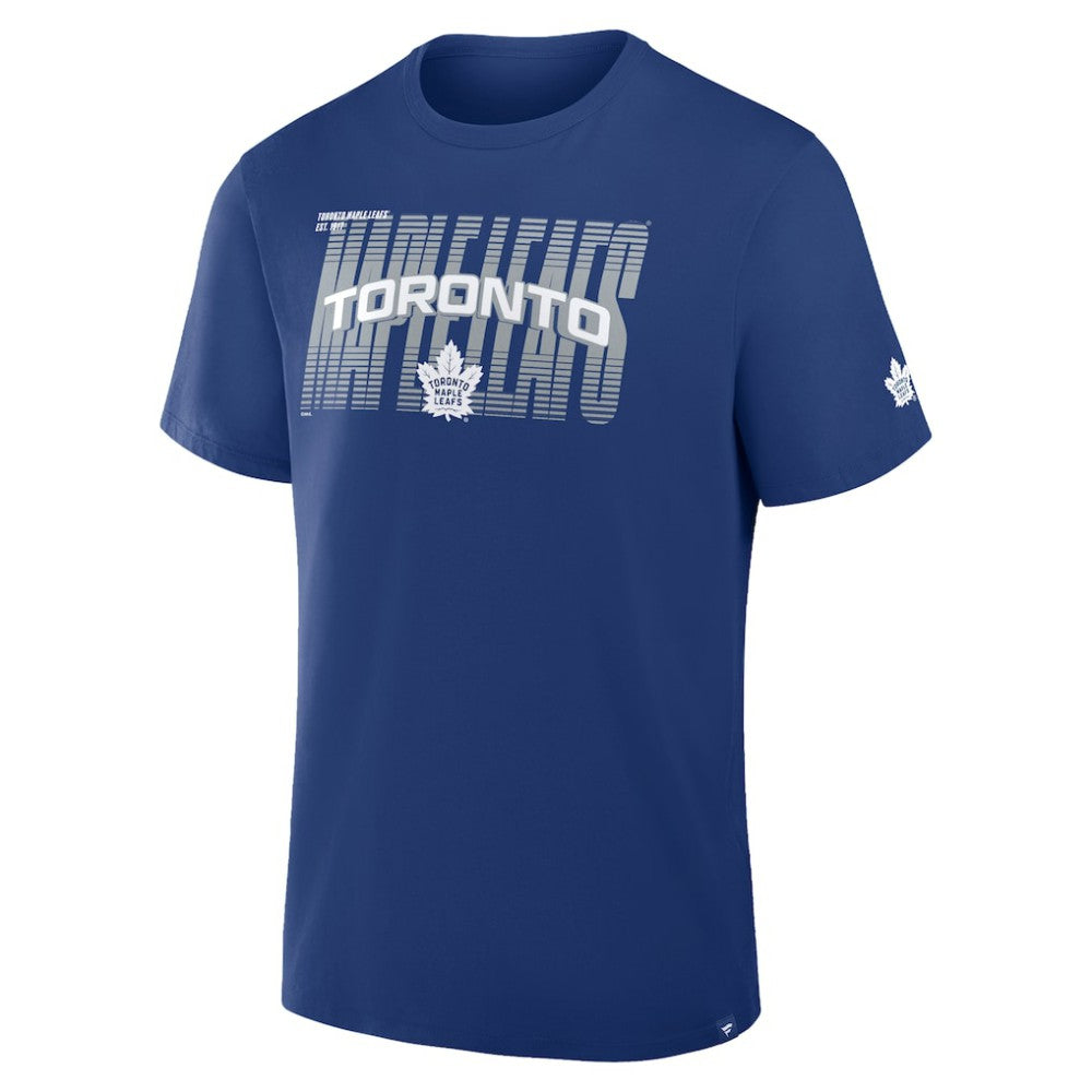 Toronto Maple Leafs Fanatics Team Vision Legacy T-Shirt - Blue T-shirts