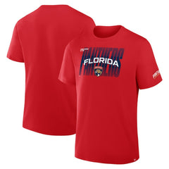 Florida Panthers Fanatics Team Vision Legacy T-Shirt - Red T-shirts