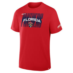 Florida Panthers Fanatics Team Vision Legacy T-Shirt - Red T-shirts