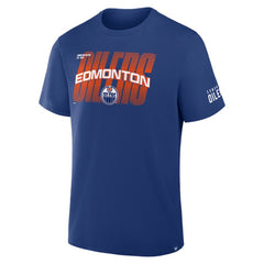 Edmonton Oilers Fanatics Team Vision Legacy T-Shirt - Royal T-shirts
