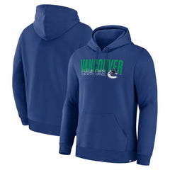 Vancouver Canucks Fanatics Net Minder Legacy Hoodie - Blue Hoodies
