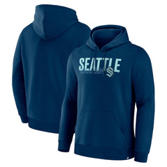 Seattle Kraken Fanatics Net Minder Legacy Hoodie - Deep Sea Blue Hoodies