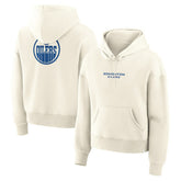Edmonton Oilers Fanatics Women's Neutral Zone Legacy Hoodie - Cream Hoodies