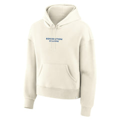 Edmonton Oilers Fanatics Women's Neutral Zone Legacy Hoodie - Cream Hoodies
