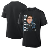 Clayton Keller Utah Mammoth Fanatics Caricature Player T-Shirt - Black T-shirts