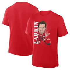 Dylan Larkin Detroit Red Wings Fanatics Caricature Player T-Shirt - Red T-shirts