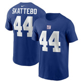 Cam Skattebo New York Giants Name & Number T-Shirt - Royal discount