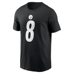 Aaron Rodgers Pittsburgh Steelers Name & Number T-Shirt - Black on sale
